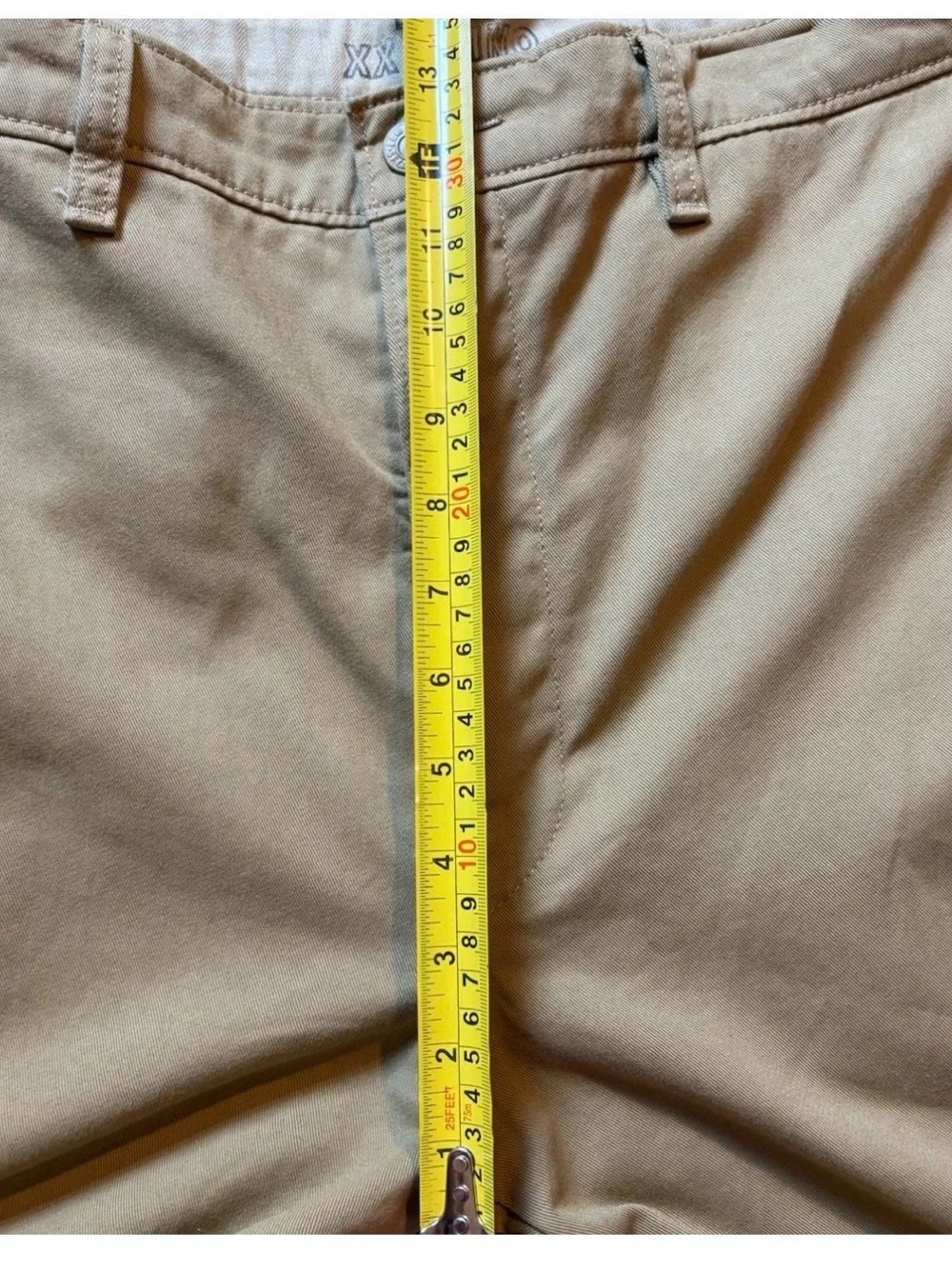Levis XX Chino Authentic Men’s Pants Brown 100% Cotton Straight Leg Sz 40x32